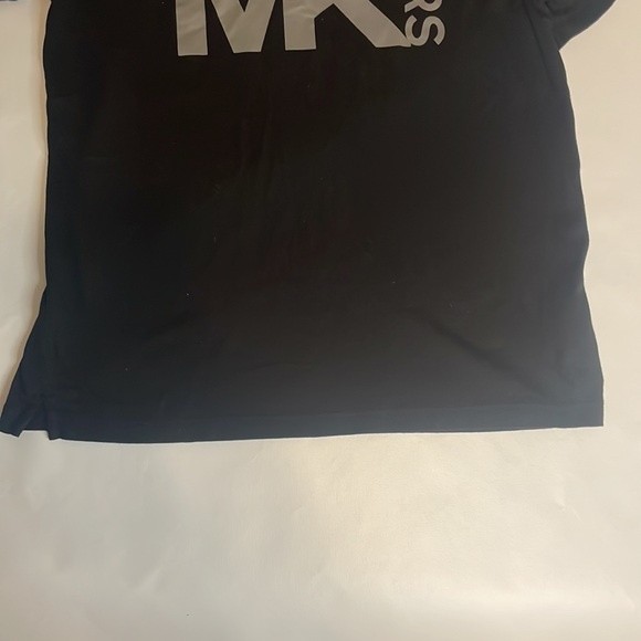 Mk Michael kors short sleeve polo collard black and gray tee shirt size small - Picture 3 of 8